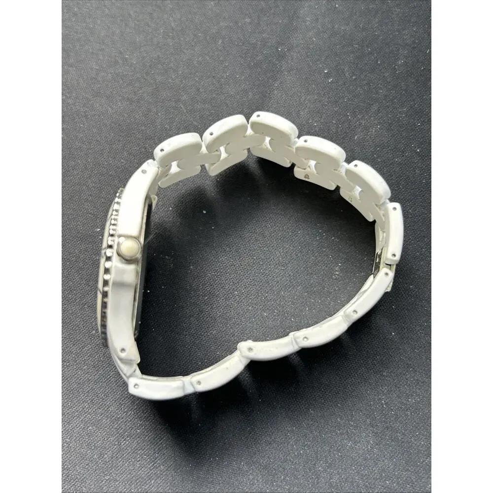 All White Dive Style Women’s Quartz Watch